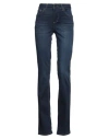 Liu •jo Woman Jeans Blue Size 27w-34l Cotton, Modal, Elastomultiester, Elastane In Blue