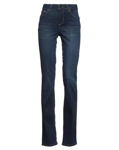 Liu •jo Woman Jeans Blue Size 27w-34l Cotton, Modal, Elastomultiester, Elastane