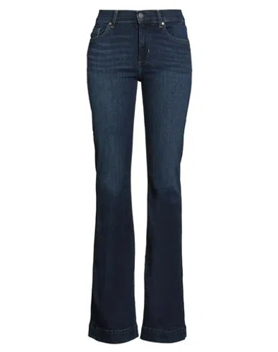 Liu •jo Woman Jeans Blue Size 31w-35l Cotton, Elastomultiester, Elastane