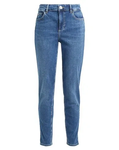 Liu •jo Woman Jeans Blue Size 32 Cotton, Elastane