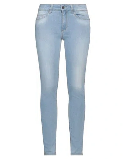Liu •jo Woman Jeans Blue Size 30w-30l Cotton, Elastane