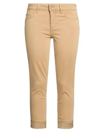 Liu •jo Woman Jeans Camel Size 29 Cotton, Elastomultiester, Elastane In Brown