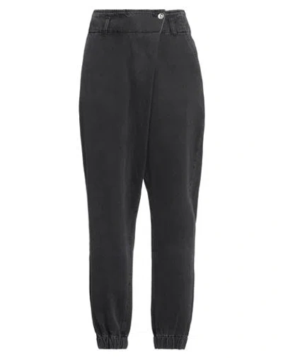 Liu •jo Woman Jeans Charcoal Size 32 Cotton In Black
