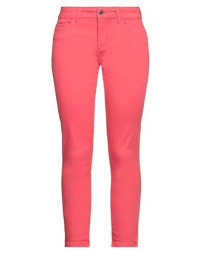 LIU •JO LIU •JO WOMAN JEANS CORAL SIZE 28W-28L COTTON, ELASTANE