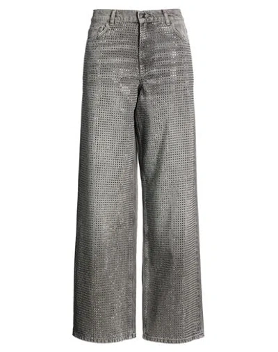 Liu •jo Woman Jeans Grey Size 26 Cotton In Gray