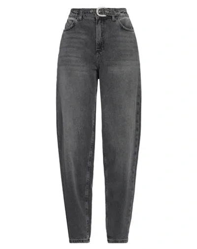 Liu •jo Woman Jeans Grey Size 28 Cotton In Gray