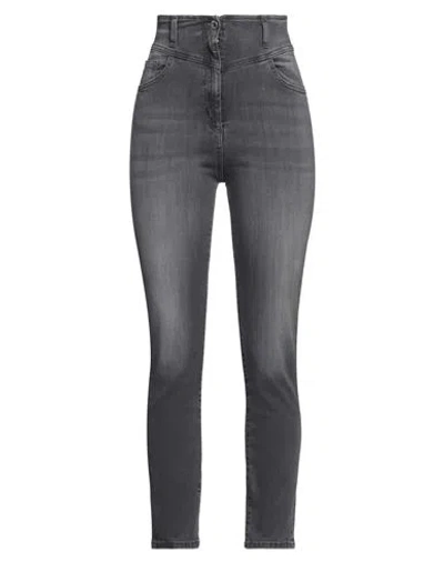 Liu •jo Woman Jeans Grey Size 28 Organic Cotton, Elastane