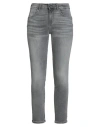Liu •jo Woman Jeans Grey Size 28w-28l Cotton, Elastomultiester, Elastane In Gray