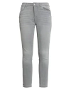 Liu •jo Woman Jeans Grey Size 28w-30l Cotton, Modal, Polyester, Elastane