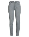Liu •jo Woman Jeans Grey Size 28w-30l Cotton, Polyester, Elastane In Gray