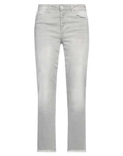 Liu •jo Woman Jeans Grey Size 30 Cotton, Elastane