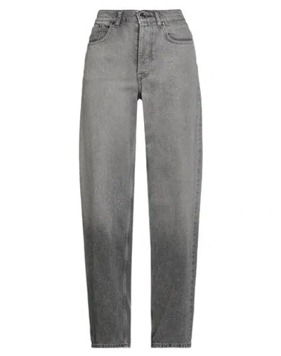 Liu •jo Woman Jeans Grey Size 31 Cotton In Gray