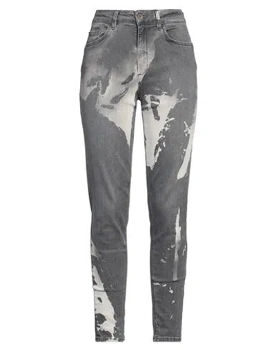 Liu •jo Woman Jeans Grey Size 31w-30l Cotton, Elastane In Gray