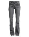 Liu •jo Woman Jeans Grey Size 27w-34l Cotton, Elastane In Grey
