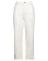 Liu •jo Woman Jeans Ivory Size 26 Cotton