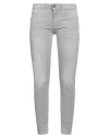 Liu •jo Woman Jeans Light Grey Size 29 Cotton, Elastane, Viscose In Grey