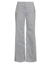 Liu •jo Woman Jeans Midnight Blue Size 8 Cotton, Elastane In Gray