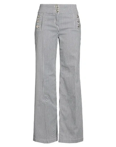 Liu •jo Woman Jeans Midnight Blue Size 8 Cotton, Elastane In Gray