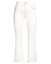 Liu •jo Woman Jeans Off White Size 32 Cotton, Polyester, Elastane In White