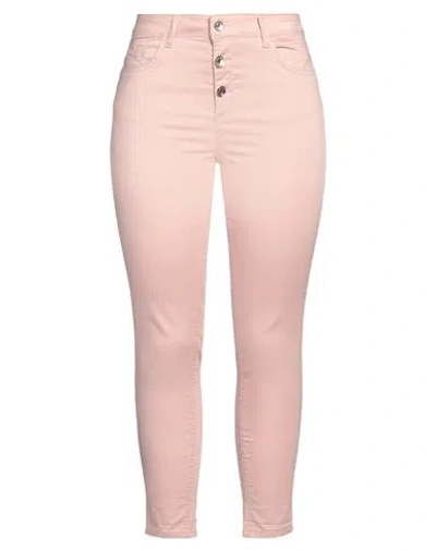 Liu •jo Woman Jeans Pink Size 32w-28l Cotton, Polyester, Elastane In Pink