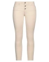 Liu •jo Woman Jeans Sand Size 24w-28l Cotton, Polyester, Elastane In Beige