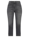 Liu •jo Woman Jeans Charcoal Size 31 Cotton, Elastane In Grey