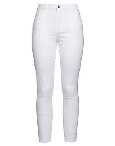 Liu •jo Woman Jeans White Size 29 Cotton, Elastane