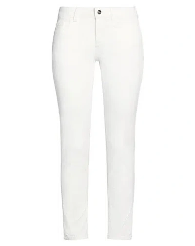 Liu •jo Woman Jeans White Size 26 Cotton, Elastomultiester, Elastane