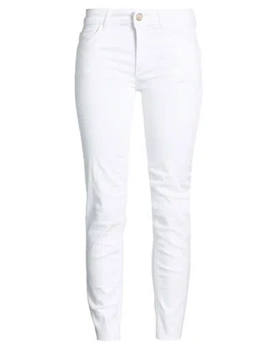 Liu •jo Woman Jeans White Size 27w-28l Cotton, Elastane