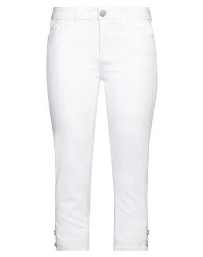 Liu •jo Woman Jeans White Size 28 Cotton, Elastane