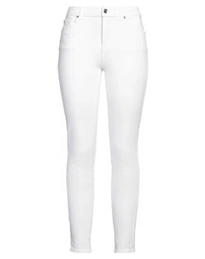 Liu •jo Woman Jeans White Size 29w-30l Cotton, Lyocell, Polyester, Elastane In White