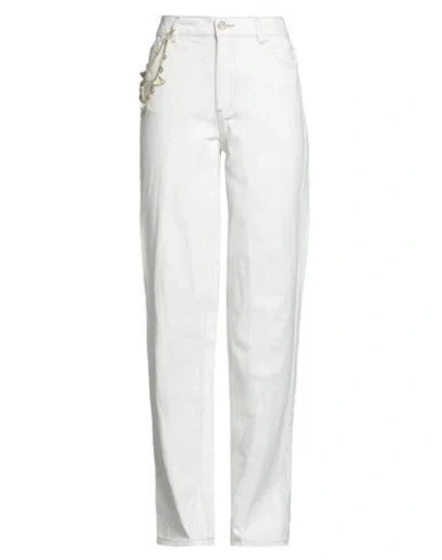 Liu •jo Woman Jeans White Size 30 Cotton