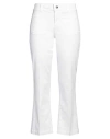 Liu •jo Woman Jeans White Size 30 Cotton, Elastane In White