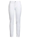 Liu •jo Woman Jeans White Size 30w-30l Cotton, Elastane In White