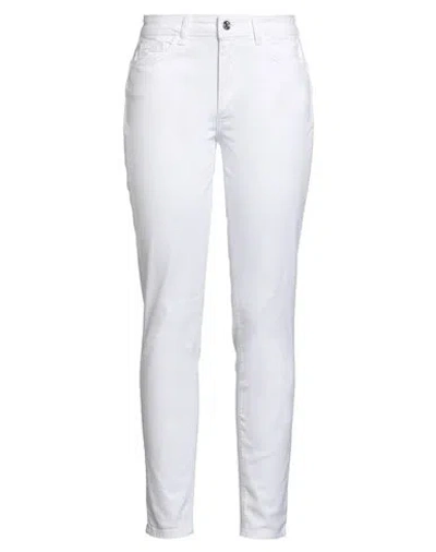 Liu •jo Woman Jeans White Size 30w-30l Cotton, Elastane