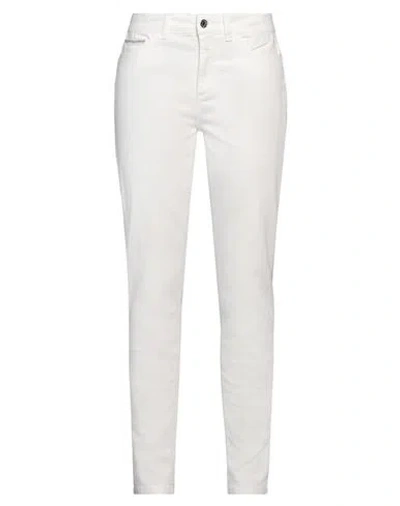 Liu •jo Woman Jeans White Size 30w-30l Cotton, Elastane