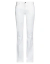 Liu •jo Woman Jeans White Size 29 Cotton, Elastane In White