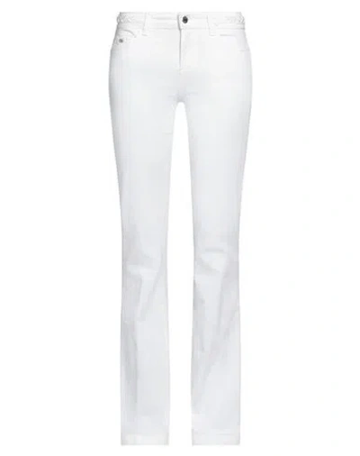 Liu •jo Woman Jeans White Size 29 Cotton, Elastane