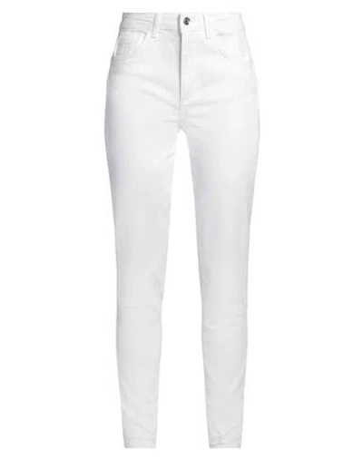Liu •jo Woman Jeans White Size 32 Cotton, Elastane