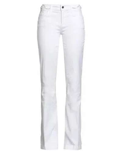 Liu •jo Woman Jeans White Size 32 Cotton, Elastane