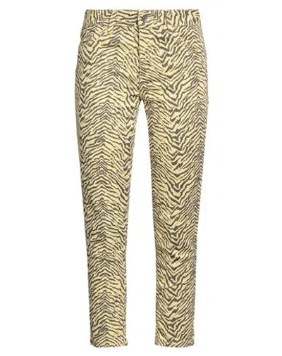 Liu •jo Woman Jeans Yellow Size 25w-28l Cotton, Elastane In Green