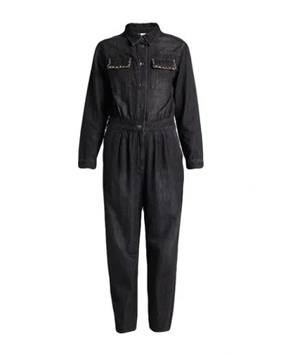 Liu •jo Woman Jumpsuit Black Size 27 Cotton