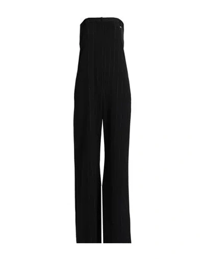 Liu •jo Woman Jumpsuit Black Size 8 Polyester, Viscose, Elastane