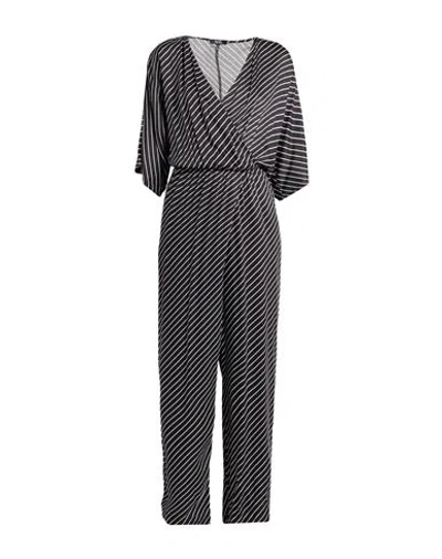 Liu •jo Woman Jumpsuit Black Size S Viscose In Multi