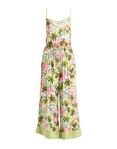 Liu •jo Woman Jumpsuit Light Green Size M Viscose, Polyester In Multi