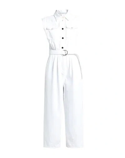 Liu •jo Woman Jumpsuit White Size 30 Cotton