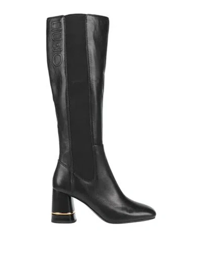 Liu •jo Woman Knee Boots Black Size 7 Soft Leather