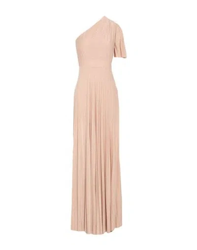 Liu •jo Woman Maxi Dress Antique Rose Size 2 Viscose, Polyamide, Polyester, Elastane In Pink