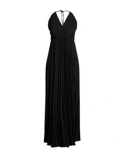 Liu •jo Woman Maxi Dress Black Size 6 Polyester