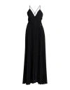 Liu •jo Woman Maxi Dress Black Size 8 Polyester